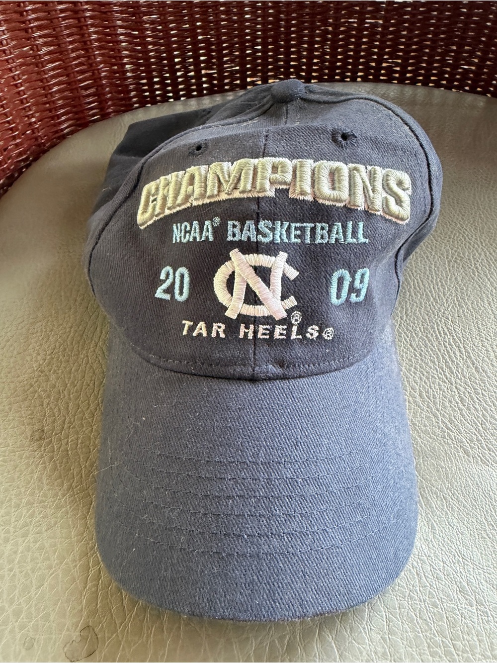 Tar Heels 2009 Champions Embroidered Navy Baseball Cap